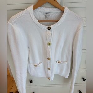 J. Crew Women's White Sweater